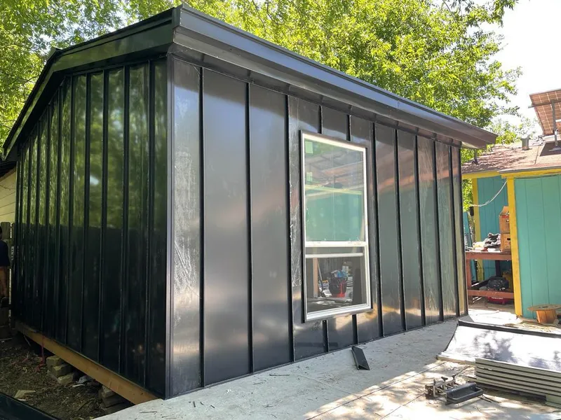 Black standing seam metal wall panels for Roof Inspection in Penn