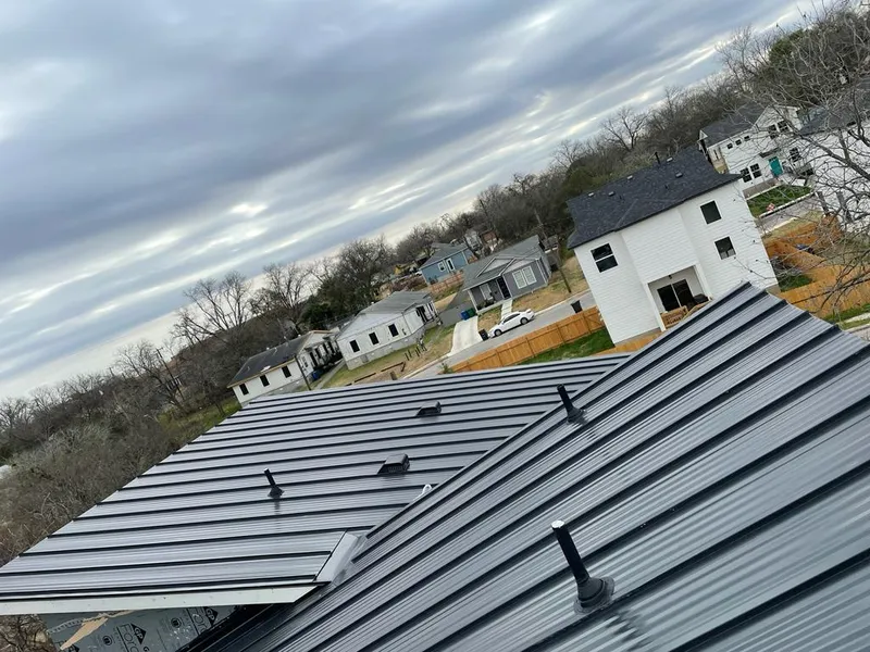 Standing seam metal roof panels with vents for Skylight Repair in Penn